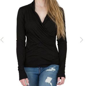 Velvet by Graham & Spencer Faux Wrap Top, Medium